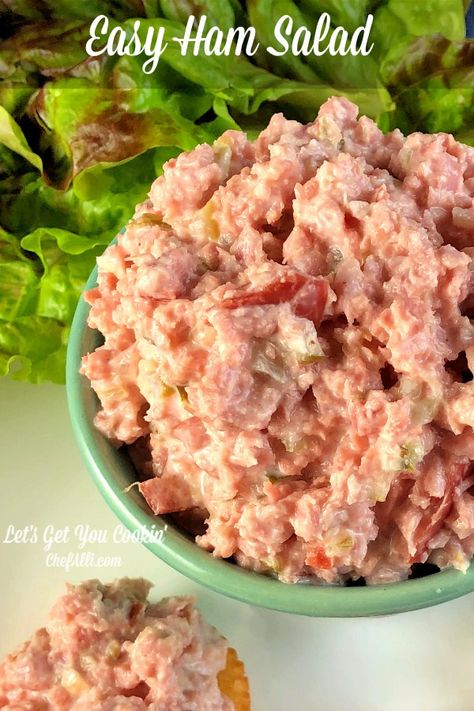 Grandma Lucille's Real Ham Salad | Chefalli Ham Salad Recipe Pioneer Woman, Deviled Ham Spread, Busy Family Meals, Ham Spread, Easy Ham Recipes, Perfect Ham, Protein Salads, Ham Salad Recipe, Deviled Ham