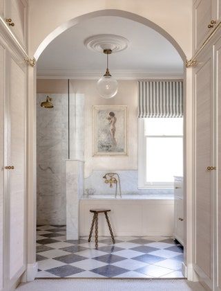 Half Painted Walls, Wet Room Flooring, Victorian Terraced House, London Family, Interior Windows, London House, Victorian Terrace, Family Bathroom, En Suite Bathroom