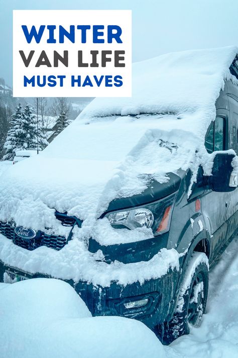 winter van life Winter Campervan, Car Camping In Winter, Winter Car Camping, Van Life In Winter, Winter Van Life, Campervan Hacks, Snow Camping, Winter Car, Life Guide