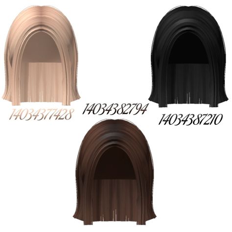 Roblox Ids Hair, Roblox Code For Hair, Berry Avenue Codes Clothes Hair, Roblox Brown Hair Codes, Hair Roblox Codes, Brookhaven Codes Hair, Brown Hair Codes, Roblox Codes Hair, Black Hair Codes