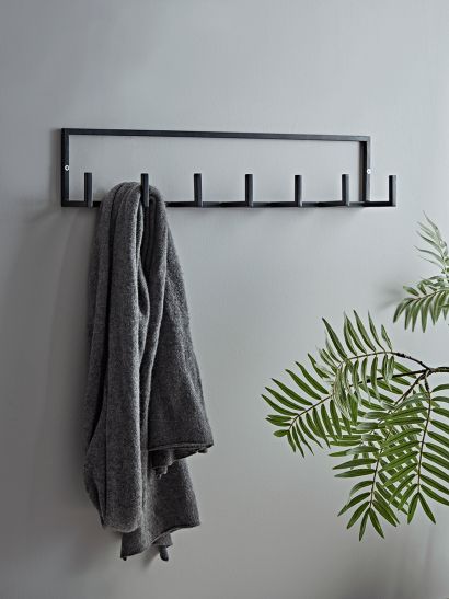 Small Storage Shelves, Entryway Coat Rack, Modern Coat Rack, Wall Coat Rack, Wall Mounted Hooks, Hook Rack, 아파트 인테리어, Towel Hanger, Coat Rack Wall