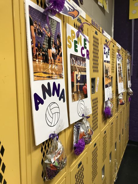 Volleyball game day posters Locker Decorations For Volleyball, Volleyball Locker Room Decorations Ideas, Game Day Locker Decorations Volleyball, Volleyball Locker Signs Decoration, Volleyball Locker Signs, Volleyball Decorations, Locker Room Decorations, Volleyball Locker, Senior Day