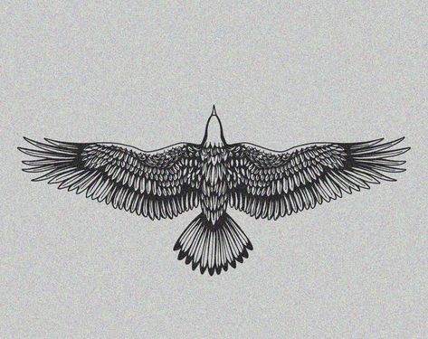 Middle Chest Tattoo, Eagle Back Tattoo, Eagle And Snake, Small Eagle Tattoo, Tatuaje Trash Polka, Tattoos Cool, Nape Tattoo, Artsy Tattoos, Simple Tattoos For Guys