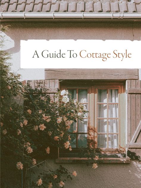 34 Cottage Style Ideas That Bring English & French Charm to Your Home Charming English Cottage, French Cottage Core Aesthetic, English Cottage Foyer, Cottage Wall Decor Ideas, French Countryside Cottage, Brown Cottage Exterior, Cottage Astetic House, Minimal Cottage Style, French Cottage Porch