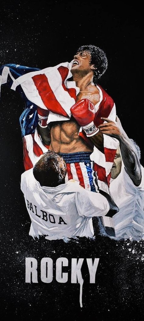 Apollo Creed Wallpaper, Creed Boxing, Rocky Balboa Poster, Rocky Series, Mighty Mike, Rocky Film, Sly Stallone, Apollo Creed, Abstract Pencil Drawings