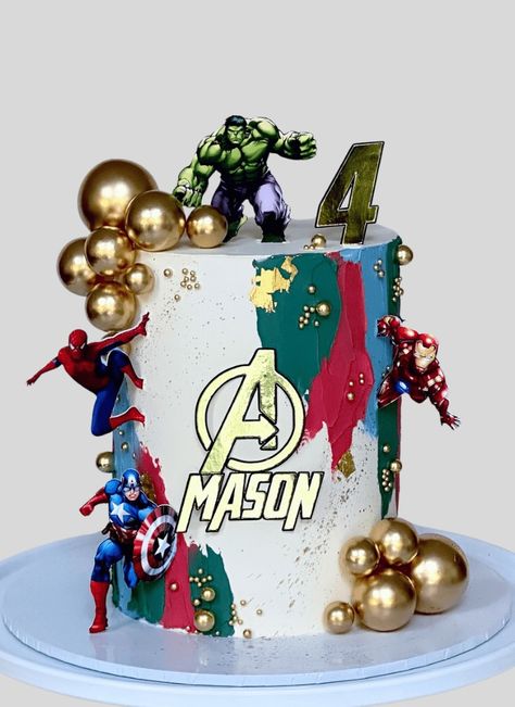 Marvel Birthday Cake Ideas Images (Pictures) Marvel Birthday Cake Ideas, Hulk And Spiderman Cake, Spider Man Cakes For Boys, Marvel Theme Cake, Avengers Cake Design, Avengers Birthday Cake, Avengers Theme Birthday, Marvel Birthday Cake, Avengers Cake