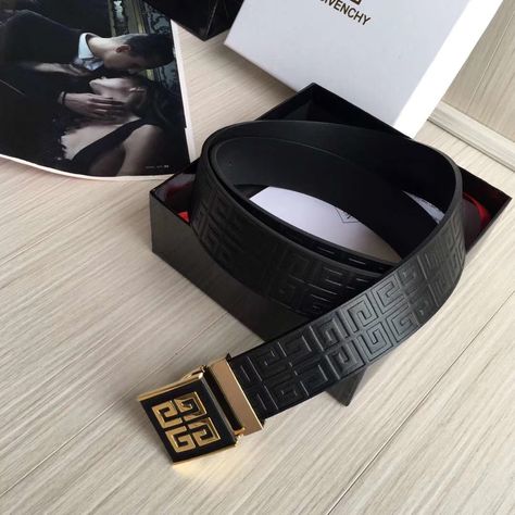 Givenchy Fashion Luxury Belt 3.8cm Hermes Belt Women, Formal Belts, Short Jean Skirt, Givenchy Fashion, Givenchy Logo, Luxury Belts, Hermes Belt, Leather Belts Men, Black Leather Belt