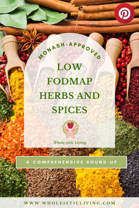 low FODMAP herbs and spices list Low Fodmap Spices, Low Fodmap Seasoning, Low Fodmap Diet Food Lists, Fodmap List, Low Fodmap Food List, Fodmap Diet Food Lists, Fodmap Food List, Ibs Fodmap, Fodmap Friendly Recipes