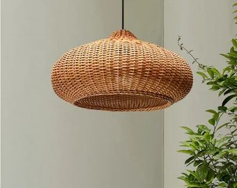 studioMIANZI - Etsy India Cabin Light Fixtures, Wicker Chandelier, Japanese Pendant, Bamboo Floor Lamp, Earthy Home Decor, Rattan Chandelier, Bamboo Lamp, Handmade Hanging, Handmade Lamps