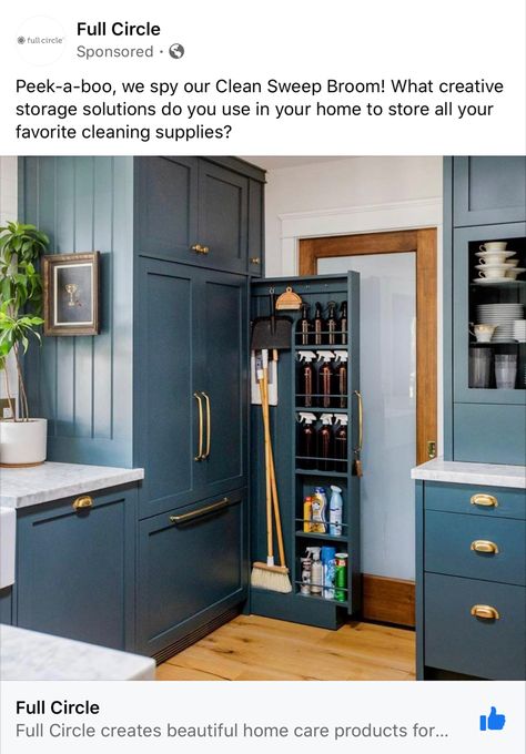 Broom Closet, Laundry Room Renovation, Laundry Room Remodel, Laundry Room Inspiration, Kitchen Pantry Design, Kitchen Interior Design Decor, Cleaning Closet, Kitchen Room Design, Pantry Design