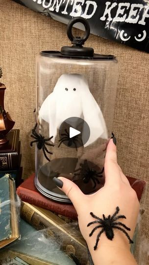 110K views · 184K reactions | DIY Magnet Ghost in a Jar 👻

I wanted to make a ghost in a jar that floats for real! So I came up with a way to do it using magnets. It’s super fun to make, and the result are so magical!

Materials needed: 

👻 Hot glue and strong adhesive 
👻 Plastic jar with a lid
👻 Black paint and a paintbrush
👻 Strong eyebolt magnet
👻 Foam egg or ball
👻 Small magnet
👻 Invisible fishing wire
👻Cheesecloth
👻 Cardboard or a lollipop stick
👻 Spooky decorations (like mini spiders)

Instructions:

1. Paint the top and base of a clear plastic jar black.

2. Paint the eyebolt magnet black and let it dry.

3. Cut a hole in the foam egg or ball big enough to fit the small magnet inside.

4. Drill a hole through the foam egg and widen it using a long, thin object.

5. Tie th Ghost In A Jar, Floating Ghost, Magnet Activities, Floating Ghosts, Halloween Art Projects, Spooky Decorations, Diy Magnets, Creative Arts Therapy, Lollipop Sticks