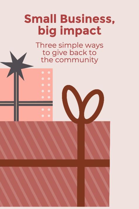 Small business, big impact: How to give back to your community How To Give, Give Back, Giving Back, The Community, Simple Way, Small Businesses, Holiday Season, Small Business, Holidays