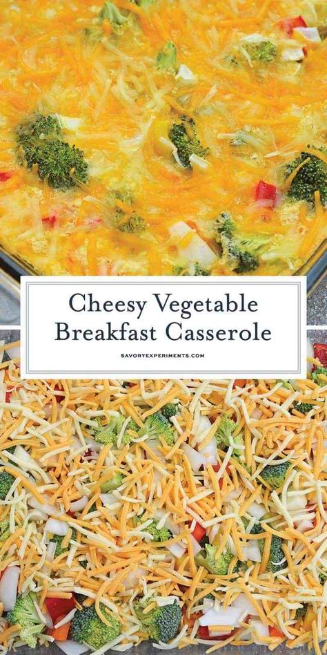 Broccoli Cheese Breakfast Casserole, Easy Breakfast Casserole With Veggies, Roasted Vegetable Breakfast Casserole, Vegetable Breakfast Casserole Recipes, Crockpot Breakfast Casserole Vegetarian, Veggie Egg Casserole Breakfast, Veggie Breakfast Casserole Easy, Vegetable Egg Casserole Recipes, Vegetarian Breakfast Crockpot Recipes