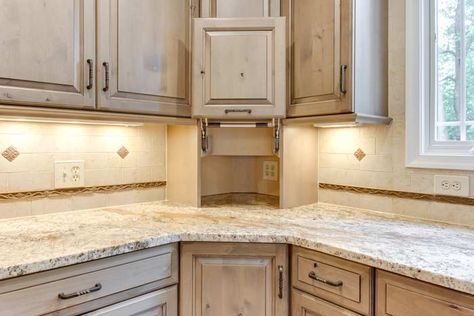 Corner Appliance Garage, Kitchen Appliance Garage, Frameless Kitchen Cabinets, Kitchen Corner Storage, Kitchen Cabinet Accessories, Kitchen Cabinets For Sale, Corner Kitchen Cabinet, Appliance Garage, Corner Storage