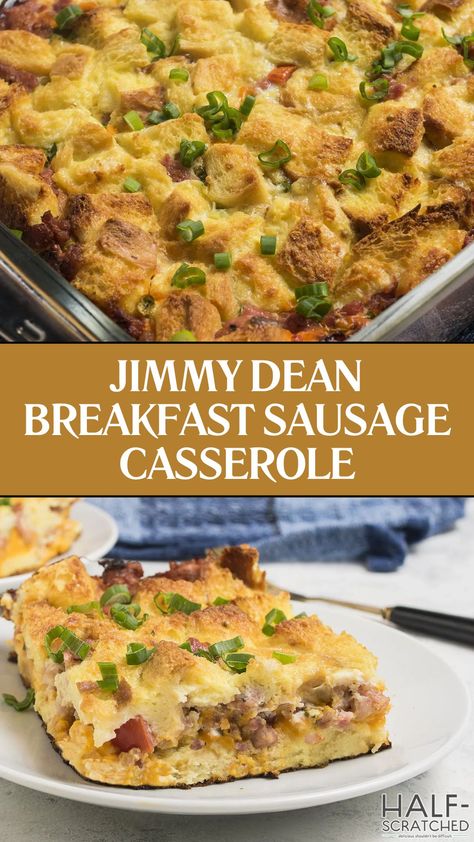 Jimmy Dean Breakfast Sausage Casserole Jimmy Dean Sausage Quiche, Jimmy Dean's Breakfast Casserole, Jimmy Dean Pork Sausage Recipes, Jimmy Dean Turkey Sausage Crumbles Recipes, Easy Breakfast Sausage Recipes, Pork Sausage Recipes Breakfast, Jimmy Dean Sausage Recipes Breakfast, Jimmy Dean Breakfast Casserole, Jimmy Dean Sausage Recipes