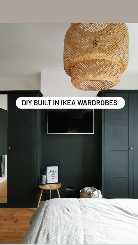 DIY built in wardrobes in 6 easy steps 🤞🏻 #ikeahackers #ikeahacks #ikeapaxhack #ikeahack #paxhack #upcycle #inspiretoupcycle… | Instagram Diy Built In Wardrobes, Ikea Pax Hack, Built In Wardrobes, Ikea Wardrobe, Ikea Hackers, Built In Wardrobe, Ikea Hack, Easy Steps, Built In