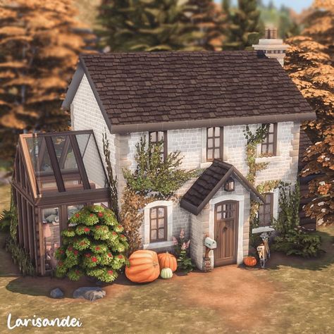 Sims 4 House References, Sims 4 House Windenburg, Sims 4 Cottage Base Game, Cottages Sims 4, Sims 4 German House, Sims 4 New England House, Sims 4 Landscape Ideas, Sims 4 Plant House, Sims 4 Small Farmhouse