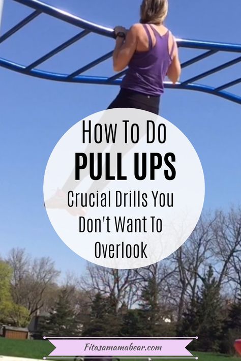 Want to get your first pull up? Or, want to make your pull-ups stronger? Don't overlook these crucial drills to making you a pull-up badass #pullups #strengthtraining #workouttips #workout #fitnessmotivation #workoutmotivation Healthy New Year, Fitness Tips For Women, New Year's Resolution, Fitness Trends, Chin Up, Natural Living, Alternative Medicine, Mama Bear, Pull Up