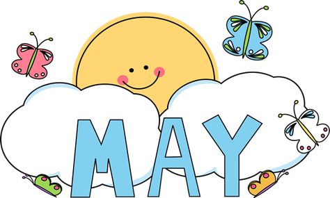 So many good things happen in the month of may.....my favorite time of year!!!   Thank you for not disappointing me. May Clipart, Arts Month, Blank Calendar Template, Scrapbooking Set, Teacher Clipart, Writing Book, Month Of May, Days And Months, Butterfly Images