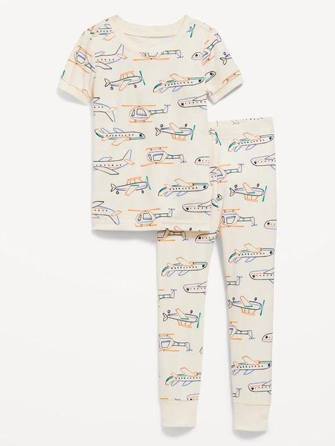 Unisex Snug-Fit Pajama Set for Toddler & Baby | Old Navy Bug Patterns, Pajama Leggings, Matching Pajama Pants, Printed Pajama, Matching Pajama, Sleep Clothes, Sleep Wear, Matching Pajamas