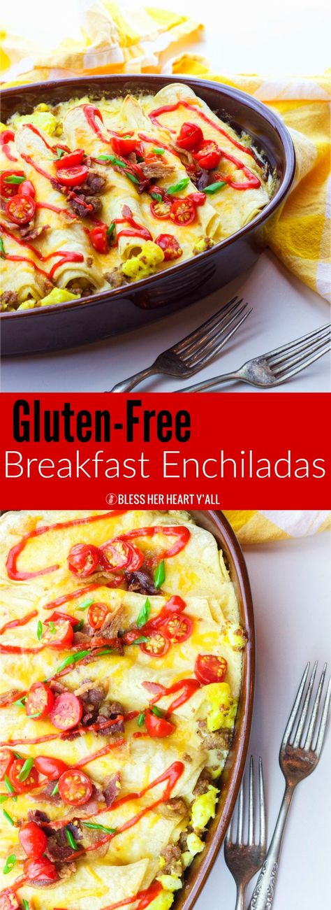 Buttermilk Cheese, Breakfast Enchiladas Casserole, Spicy Breakfast, Camping Recipes Breakfast, Gluten Free Brunch Recipes, Breakfast Enchiladas, Gf Breakfast, Fluffy Eggs, Gluten Free Breakfast