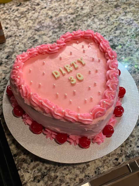 0-30 Real Quick Birthday Cake, Valentines 30th Birthday, Dirty Thirty Cakes For Women, Dirty 30 Birthday Cake For Women, 30th Birthday Cake Pink, 30th Birthday Ideas For Women Cake, 30 Birthday Cakes For Women, 30th Cake Ideas For Women, Cake 30th Birthday Women