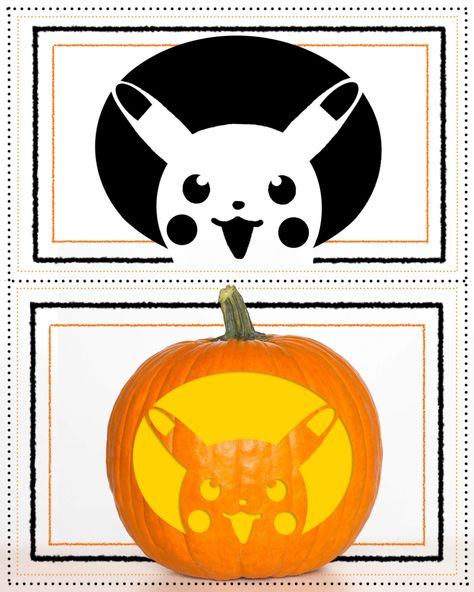 Pikachu Pumpkin Stencil, Pokemon Pumpkin Carving, Pokemon Pumpkin Stencils, Jack Skellington Pumpkin Stencil, Jack Skellington Pumpkin Carving, Free Pumpkin Stencils, Disney Pumpkin Stencils, Pokemon Pumpkin, Printable Pumpkin Stencils