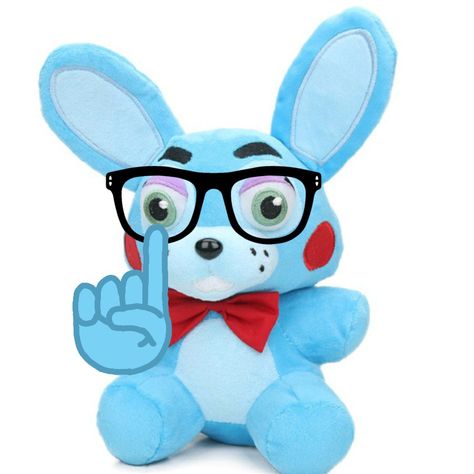 FNAF 2 Toy Bonnie Plush, Fnaf 2, Toy Bonnie, Cute Eyes Drawing, Cartoon World, Fnaf Memes, Freddy Fazbear, Fnaf Funny, Purple Guy