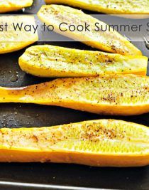 Crookneck Squash Recipes, Baked Squash Recipes, Baked Yellow Squash, Oven Roasted Squash, Roasted Squash Recipes, Cook Squash, Baked Summer Squash, Roasted Yellow Squash, Cooking Yellow Squash