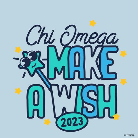 Design unique and trendy custom merch for your Greek organization from Fresh Prints! Submit a proof request to get a free mockup of your design today.   chi omega designs | chi omega apparel | custom apparel | greek apparel | sorority designs | philanthropy designs  |philanthropy apparel | wish | googly | googly eyes | wand | star | stars | chi omega | philanthropy | sorority | community service | sisterhood  #shirtjustgotcrazy #freshprints Chi Omega Graphics, Chi Omega Apparel, Sorority Photoshoot, Custom Merch, Philanthropy Shirts, Swag Design, Star Wand, Sorority Designs, Fraternity Shirts