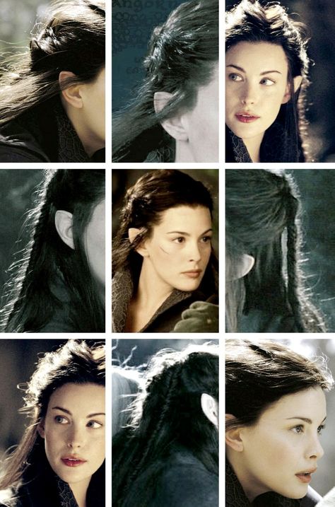 Lord Of The Rings Hairstyles Elves, Arwen Riding Outfit, Legolas Braids, Arwen Hairstyle, Lord Of The Rings Hairstyles, Lord Of The Rings Hair, Arwen Aesthetic, Arwen Hair, Lotr Fashion