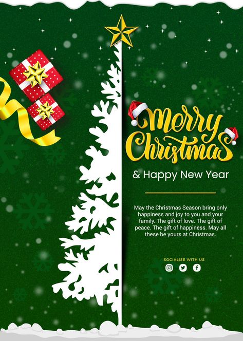 Happy New Year Greeting Card, Merry Christmas Poster, Greeting Card Image, New Year Greeting Card, Happy New Year Background, Christmas Tree Decorating Themes, New Year Greeting, Merry Christmas Happy New Year, Christmas Happy New Year