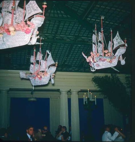 PARTIES — Tony Duquette Surreal Party Decor, Surrealist Wedding, Surrealist Party, Flying Ships, Tony Duquette, Agnes Moorehead, Dream Boat, Table Manners, Honeymoon Suite