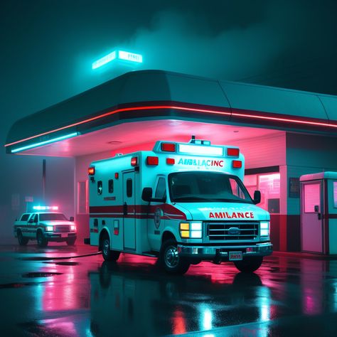 The ambulance is a vital emergency response vehicle equipped to provide immediate medical care to patients in need. It is staffed by trained paramedic... -  #Emergency #medical #Service #Transport Emergency Aesthetic, Ambulance Aesthetic, Emergency Ambulance, Airway Management, The Fame Monster, Emergency Medical Technician, Medical Technician, Oxygen Tanks, Emergency Medical Services