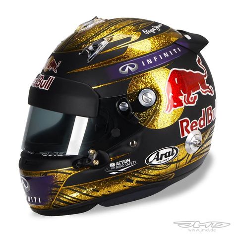 Helmet Design Ideas, Racing Helmet Design, Vettel Helmet, Custom Helmet Design, Motocross Gear, Transformers Megatron, Helmet Paint, Custom Helmets, British Grand Prix