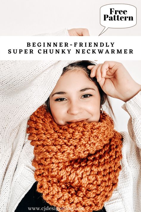 Wool Ease Thick And Quick, Cj Design, Bulky Yarn Patterns, Cast On Knitting, Chunky Knit Cowl, Bulky Knit, Knitting Patterns Free Scarf, Lion Brand Wool Ease, Beginner Knitting Patterns