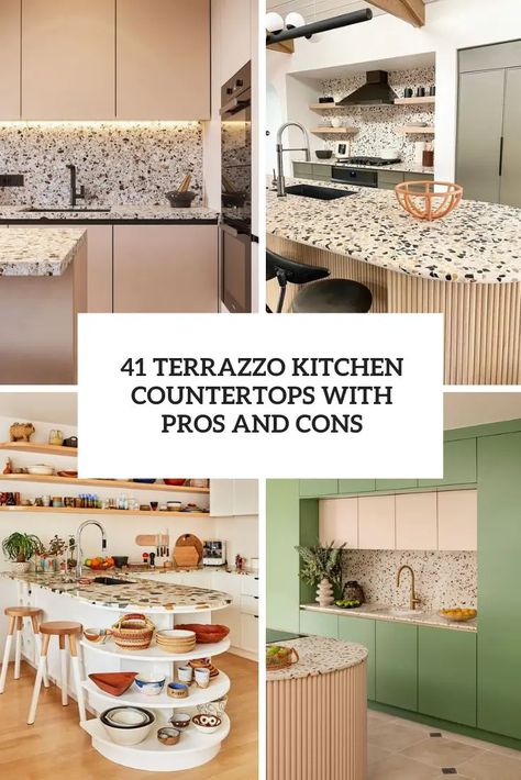 Green Terrazzo Kitchen Countertops, Kitchen Terrazzo Countertop, Terrazzo Kitchen Counters, Terrazo Countertop Bar, Terrazzo Quartz Countertop, Terrazo Kitchen Counter, Terazzo Kitchen Counter, Terrazzo Kitchen Counter, Terrazo Countertop