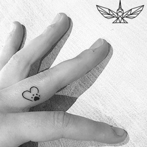 Small Dog Tattoos, Tattoos For Dog Lovers, Dog Memorial Tattoos, Pawprint Tattoo, Inspiration Tattoos, Memorial Tattoos, Dainty Tattoos, Subtle Tattoos, Tattoos Art