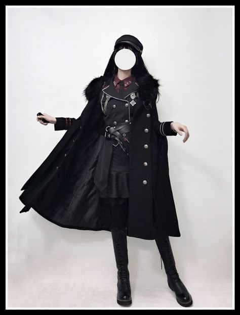 Military Outfits Women, Ouji Style, Edgy Fits, Your Highness, The Vow, Military Outfit, The Judge, Lolita Dress, Gothic Lolita