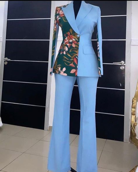 Wide Leg Pant Suits For Women, African Suits For Women, 2piece Outfits, Corporate Dress, Blazer Outfits For Women, Office Suit, Best African Dresses, African Inspired Clothing, Dinner Dress Classy