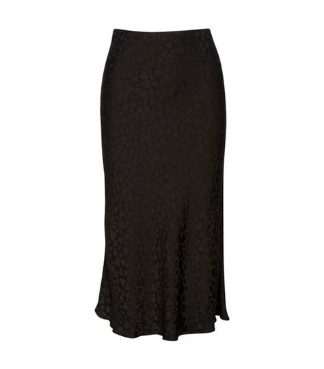 Black Slip Skirt, Realisation Par, Slip Skirts, Slip Skirt, Skirts For Women, Mid Length Skirts, Black Slip Ons, Skirt Black, Who What Wear