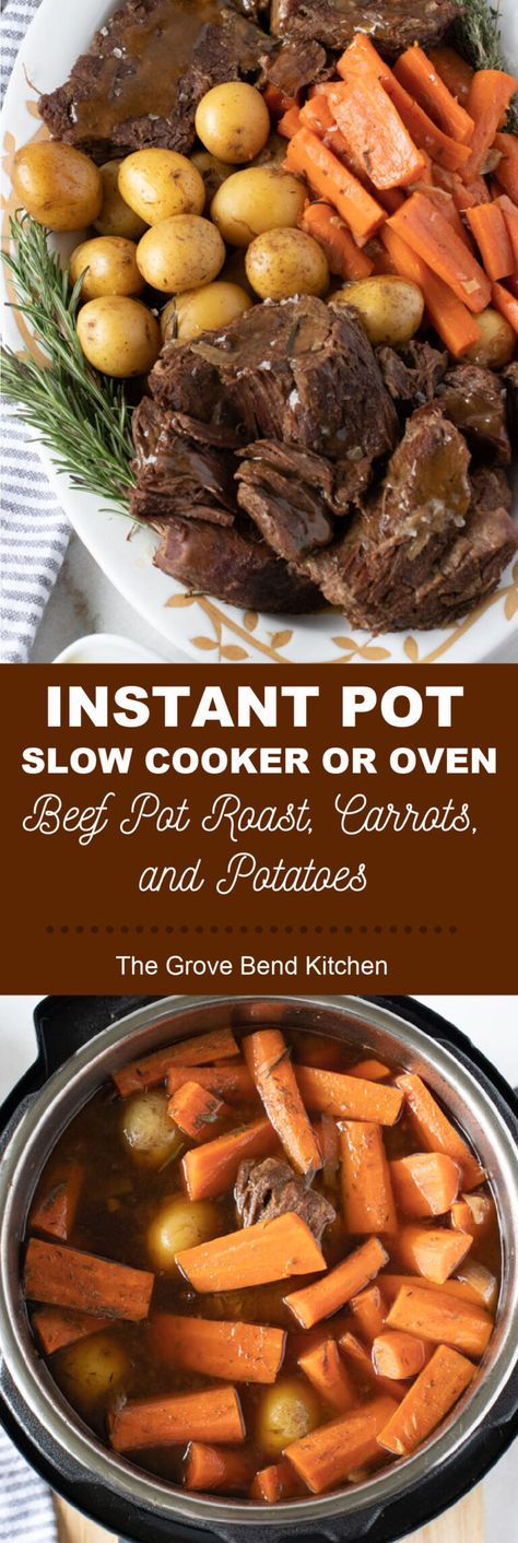 Instant Pot Roast, Buttery Potatoes, Instant Pot Pot Roast, Best Pot Roast, Pot Roast Recipe, Beef Pot Roast, Beef Stew Crockpot, Roast Recipe, Pot Roast Recipes