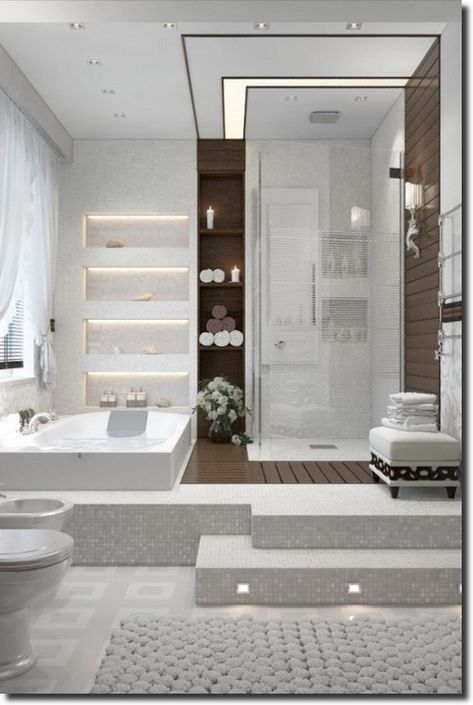 Bathroom Interior Design Luxury Modern, Interior Design Luxury Modern, Bathroom Interior Design Luxury, Farmhouse Bathroom Design, Wall Decoration Ideas, Bathroom Decor Luxury, Modern Farmhouse Bathroom, Bathroom Design Decor, Bathroom Inspiration Decor