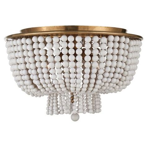 Jacqueline Flush Mount, Antiqued Brass/White $1,149.00 Classic Lighting, Circa Lighting, Traditional Chandelier, Beautiful Chandelier, Traditional Lighting, Candelabra Bulbs, Burke Decor, White Acrylic, White Acrylics