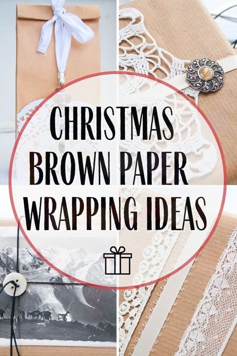 Mix up your gift wrapping routine this holiday season with these 10 creative Christmas wrapping ideas. From Christmas gift wrapping ideas to holiday wrapping ideas, these tips will make your gifts unforgettable. Vintage Christmas Gift Tags, Diy Holiday Gift Wrapping, Christmas Present Wrap, Christmas Wrapping Diy, Christmas Gift Wrapping Ideas, Brown Paper Wrapping, Xmas Gift Wrap, Gift Bags Diy, Gift Wrapping Ideas