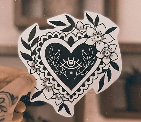 Traditional Tattoo Cover Up, Valentine Tattoos, Tatuaje Cover Up, Traditional Heart Tattoos, Heart Tat, Black Heart Tattoos, Traditional Black Tattoo, Backpiece Tattoo, Flash Ideas