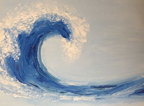 Wave Art Painting, Ocean Wave Painting, ليلو وستيتش, Wave Drawing, Ocean Waves Art, Arte Peculiar, Wave Painting, Wave Art, Sea Art