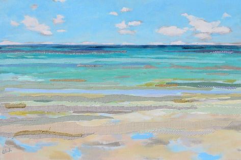 Karin Olah, Charleston Art, Coastal Painting, Canvas Ideas, Coastal Landscape, Beach Landscape, Charleston South Carolina, Beach Painting, Coastal Art