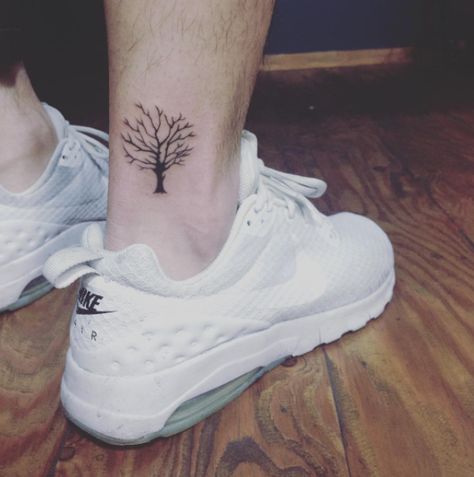 Tree Of Life Tattoo Ankle, Tattoo Ankle, Dry Tree, Ankle Tattoos, Tree Of Life Tattoo, Tree Tattoo, Ankle Tattoo, The Tree, Tree Of Life