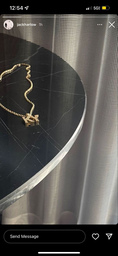 Harlow Necklace, Jack Harlow, Cross Necklace, Chain Necklace, Gold Necklace, Chain